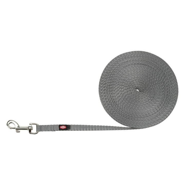 Trixie Schleppleine extra leicht, grafit - 10 m lang, 10 mm breit