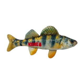 KONG Wasserspielzeug Wild Shieldz Barsch - Größe M: L 28 x B 5 x H 7,6 cm