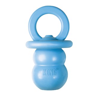KONG Puppy Kauspielzeug Schnuller - Größe M: L 13,4 x Ø 7,6 cm