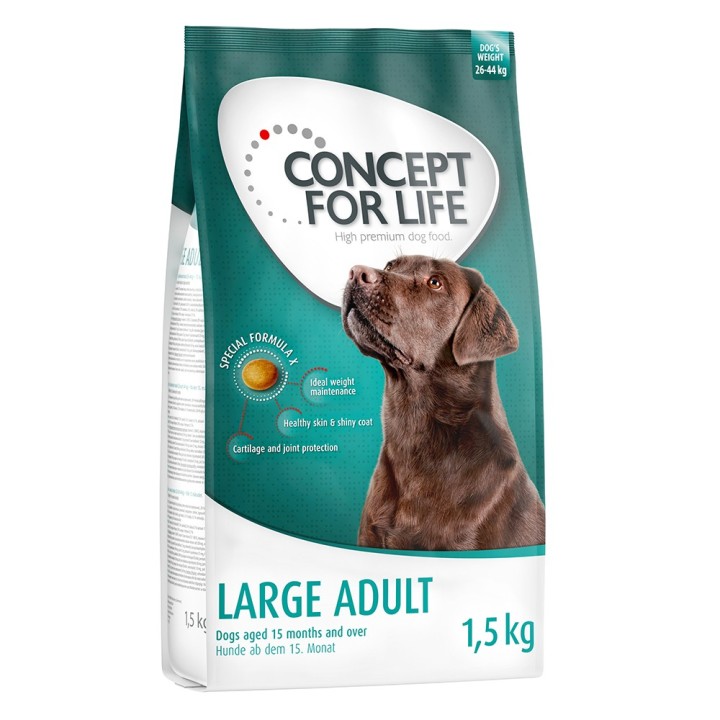 Concept for Life Hundefutter Probierbeutel – jetzt testen! - Large Adult (1,5 kg)