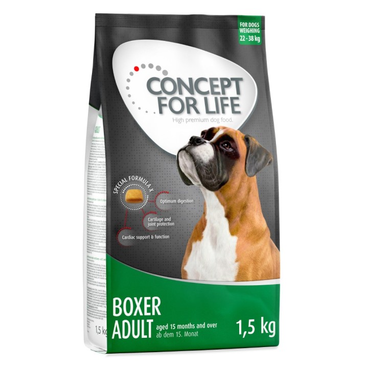 Concept for Life Hundefutter Probierbeutel – jetzt testen! - Boxer Adult (1,5 kg)