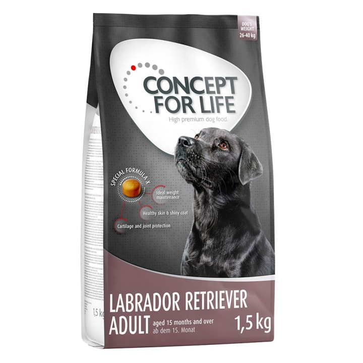 Concept for Life Hundefutter Probierbeutel – jetzt testen! - Labrador Retriever Adult (1,5 kg)