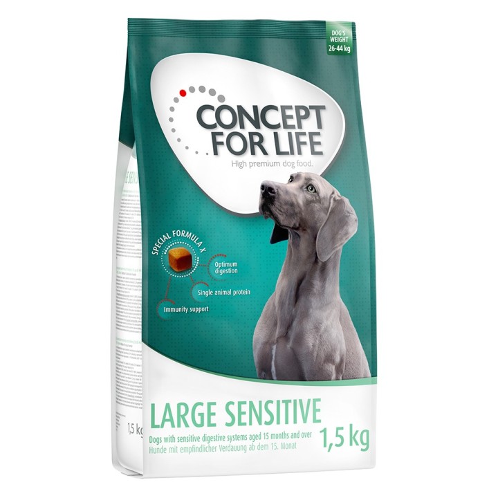 Concept for Life Hundefutter Probierbeutel – jetzt testen! - Large Sensitive (1,5 kg)