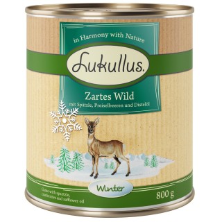Lukullus Winter-Menü: Zartes Wild - 6 x 800 g