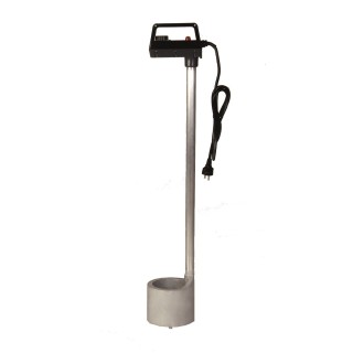 Milchwärmer aus Aluminium Tétiblue