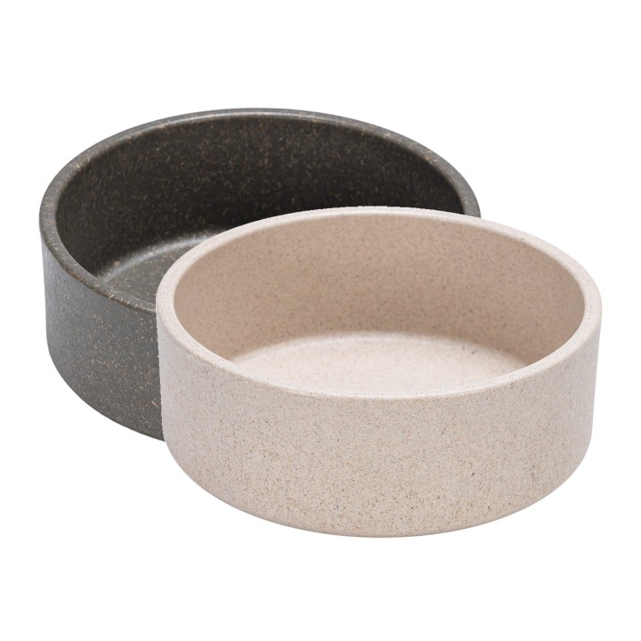 Designed by Lotte Bambus-Futtertablett Noor - Hund - Beige - 300 ml