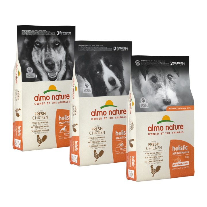 Almo Nature Holistic Maintenance Hundefutter - Huhn - XS-S - 2 kg