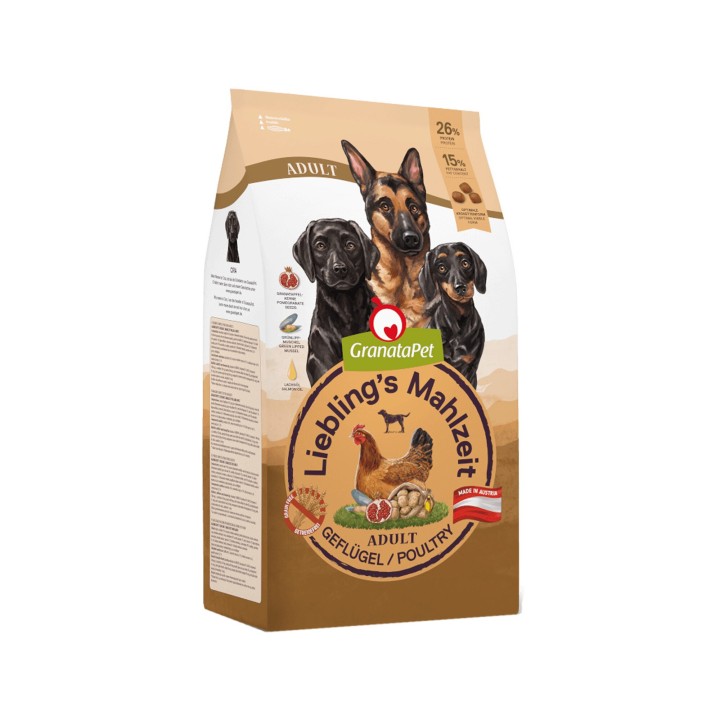 GranataPet Liebling's Mahlzeit Hundefutter - Geflügel - 10 kg