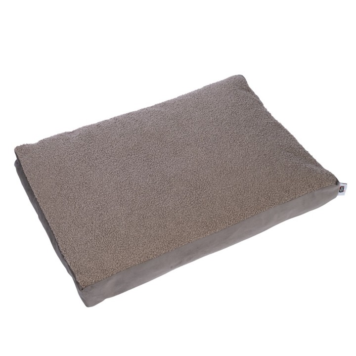 TIAKI Hundematratze Teddy, taupe - Größe M: L 70 x B 50 x H 10 cm