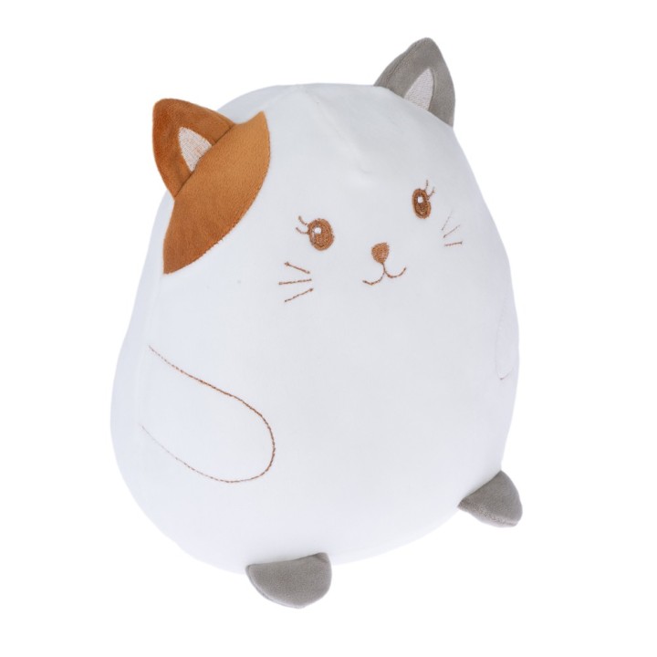 TIAKI Plüschtier Squishmallow Kätzchen - L 42 x B 25 x H 13 cm