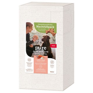 mera pure sensitive Goody Snacks - 500 g Nachfüllpack Lachs & Reis