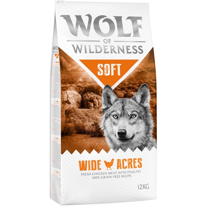 Wolf of Wilderness "Soft - Wide Acres" Huhn - getreidefrei - 12 kg