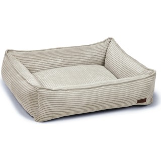 Designed by Lotte Liegebett Ribbed Hellgrau - 80x70x22 cm