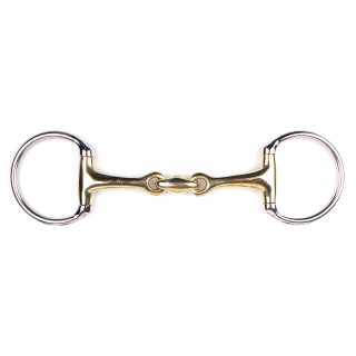 Doppeltes Olivengebiss aus Maillechort Silber Q-essentials