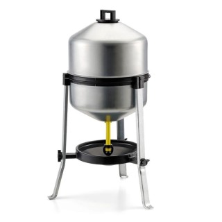 Verzinkte Siphoid-Geflügeltränke auf Ständer für 25 Hühner Chick'A