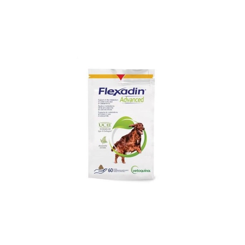 Hunde-Nahrungsergänzungsmittel Vetoquinol Flexadin (x60)