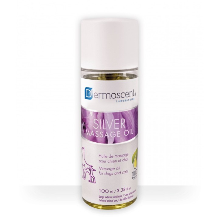 Massageöl für Hunde und Katzen LDCA Dermoscent Silver