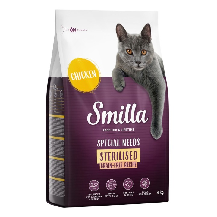 Smilla Getreidefreie Rezeptur Sterilised mit Huhn - 4 kg