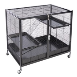 TIAKI Kleintierkäfig Étagère - Hauptkäfig: L 93,5 x B 63 x H 84 cm