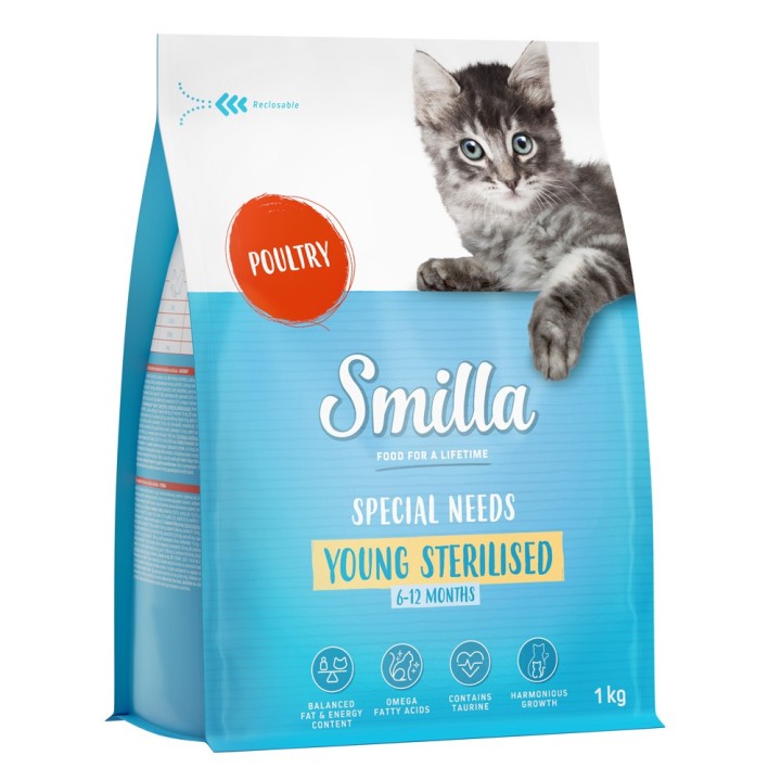 Smilla Young Sterilised mit Geflügel - 1 kg