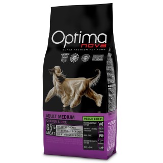 Optimanova Medium Adult Huhn & Reis - 12 kg