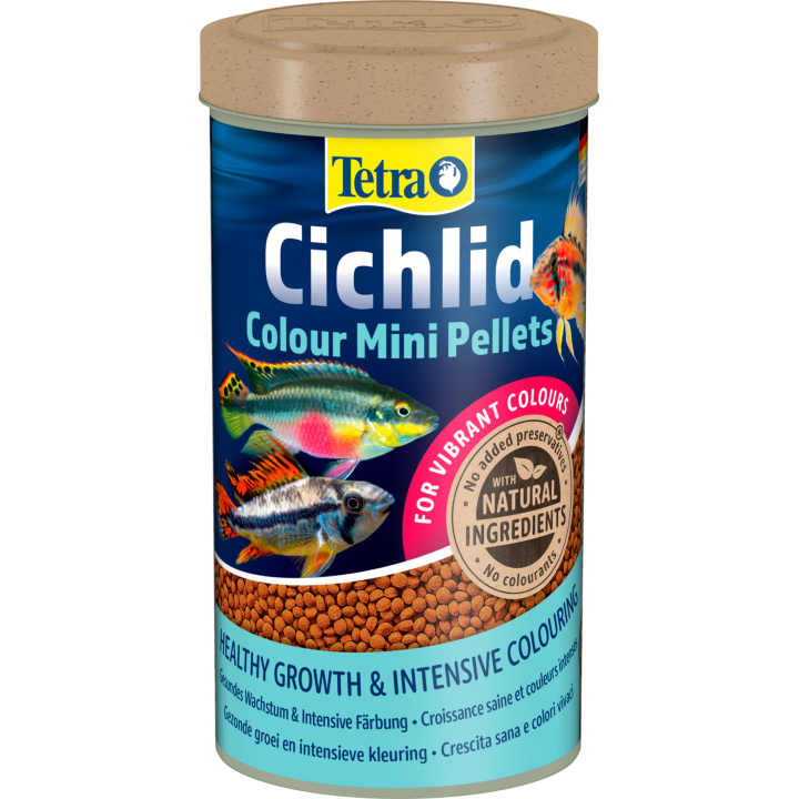 Tetra Cichlid Colour Mini Pellets - 500 ml