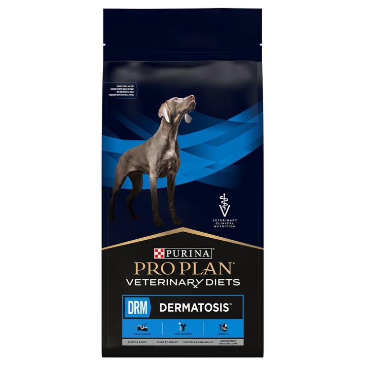 PURINA PRO PLAN Veterinary Diets DRM Dermatosis - 12 kg
