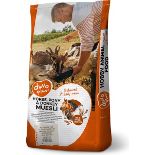 Duvoplus Pferd, Pony & Esel Müsli - 18 kg
