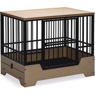 Designed by Lotte Holz Käfig Premium Schwarz - L