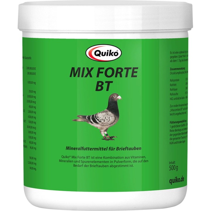 Quiko Mix Forte Bt Mineralfuttermittel für Brieftauben - 500 g