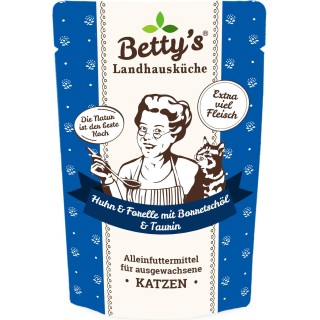Betty's Landhausküche Frischebeutel Huhn und Forelle mit Borretschöl - 100 g