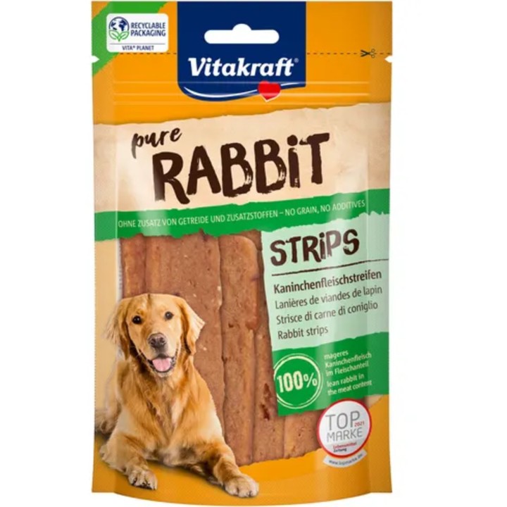 Vitakraft Hundesnack Rabbit Kaninchenfleischstreifen - 80 g