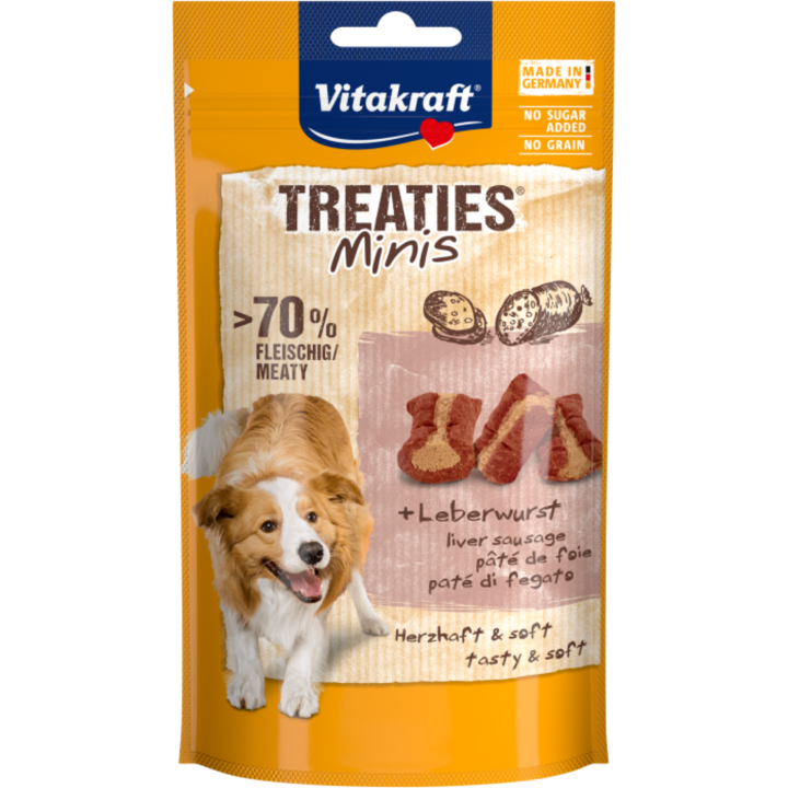 Vitakraft Hundesnack Treaties® Minis - Leberwurst