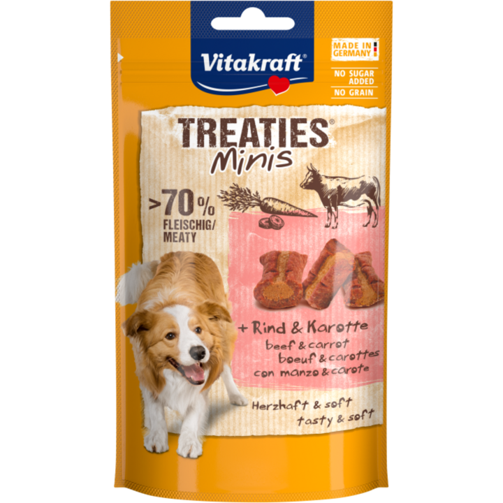 Vitakraft Hundesnack Treaties® Minis - Rind & Karotte