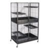 TIAKI Kleintierkäfig Étagère - Sparset: Hauptkäfig + Add-on (L 93,5 x B 63 x H 157,8 cm)