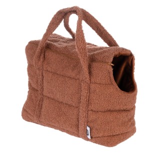 TIAKI Tragetasche Teddy für Hunde - kupfer: ca. L 40 x B 20 x H 30 cm