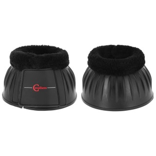 Schutzglocken für Pferde aus Gummi mit Fleece Covalliero (x2)