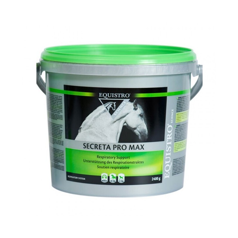 Atemsupplement für Pferde Vetoquinol Equistro Secreta Pro Max