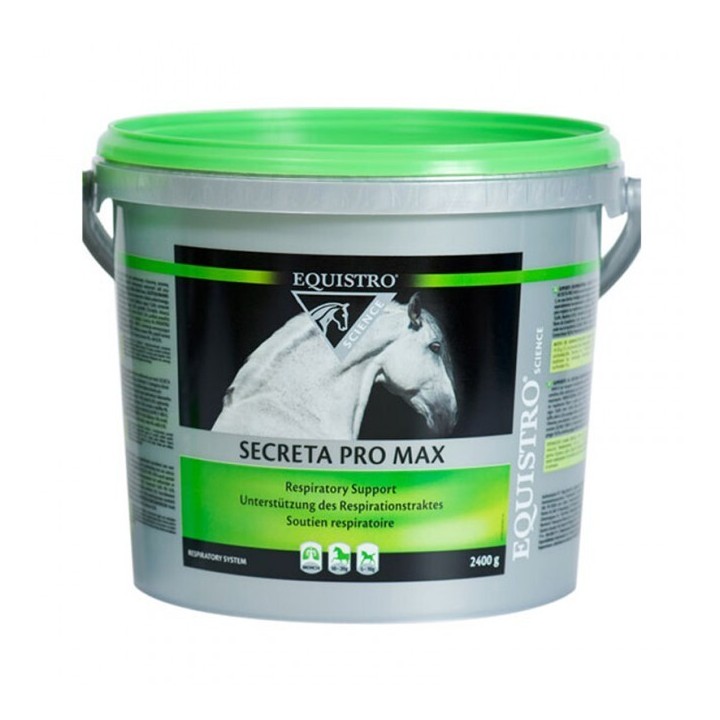 Atemsupplement für Pferde Vetoquinol Equistro Secreta Pro Max