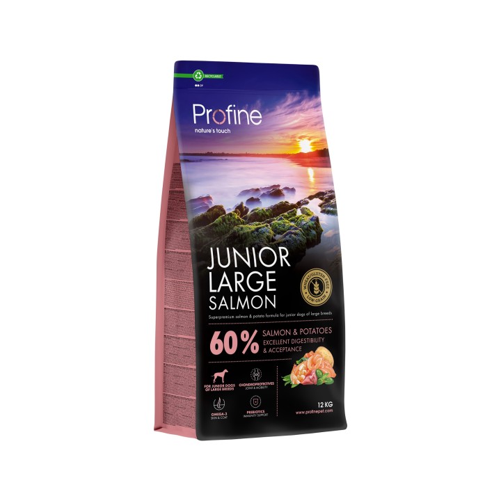 Profine Junior Large Breed - Hundefutter - Lachs & Kartoffel - 12 kg