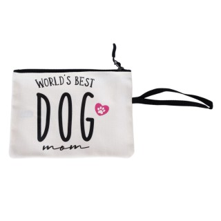 TIAKI Kosmetiktasche "World's Best Dog Mom" - 1 Stück