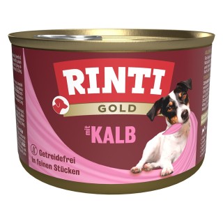 Sparpaket RINTI Gold 24 x 185 g - Kalbstückchen