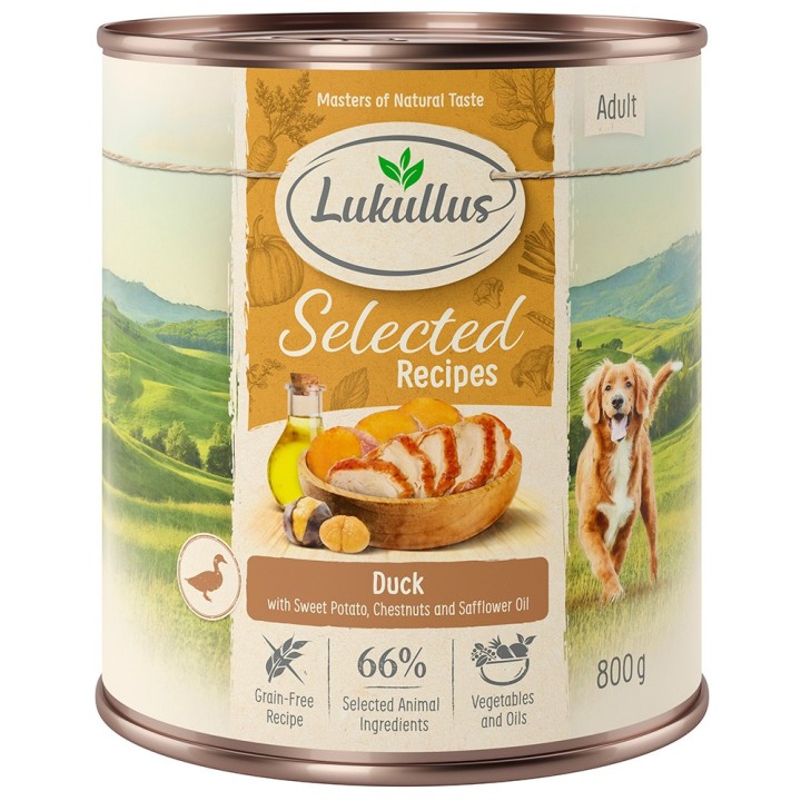Lukullus Selected Recipes: Feines Entenherz - 6 x 800 g