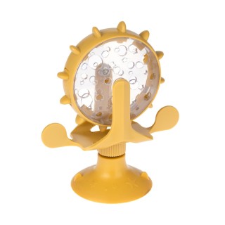 TIAKI Snack-Spielzeug Riesenrad für Katzen - L 16 x B 13,7 x H 7,7 cm