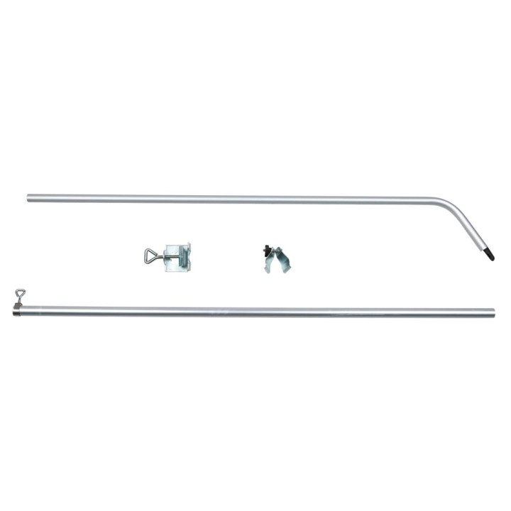 Trixie Katzennetz Geländer-Klemme mit Teleskopstange - Geländer-Klemme mit Teleskopstange