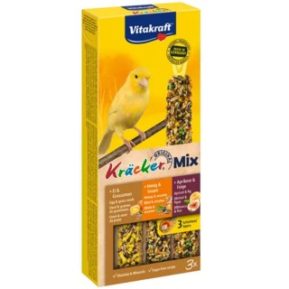 Vitakraft Kräcker® Trio-Mix Ei, Frucht, Honig - Kanarien - 3 Stk