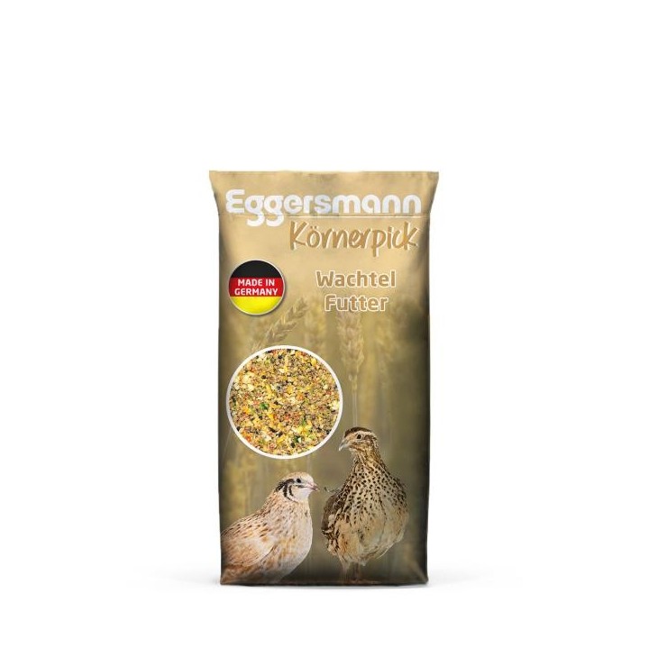 Eggersmann Körnerpick Wachtel Futter 10 kg - Alleinfutter für Wachteln