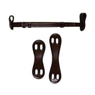 Unterziehbart mit 2 abnehmbaren Befestigungen Pferd Dy’on