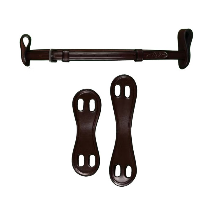 Unterziehbart mit 2 abnehmbaren Befestigungen Pferd Dy’on