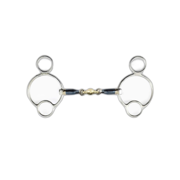 Pessoa-Gebiss für doppelt gebrochenes Pferd Premier Equine